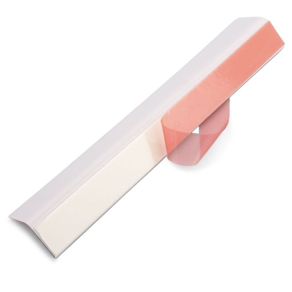Magnetic paper holder, white, self-adhesive