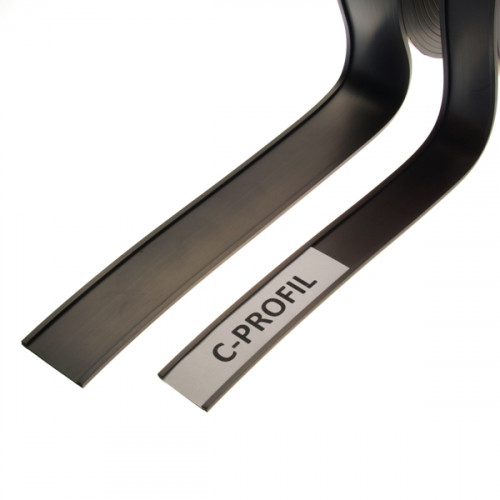 Magnetic C-profile / Labeling strip height 20 mm x 10 meters