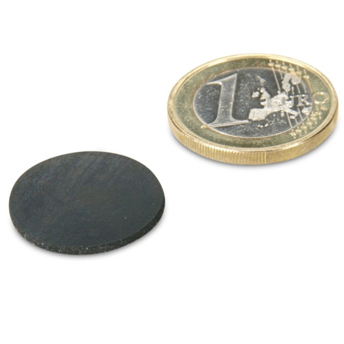 Rubber disc Ø 20 mm self-adhesive, protection of surfaces