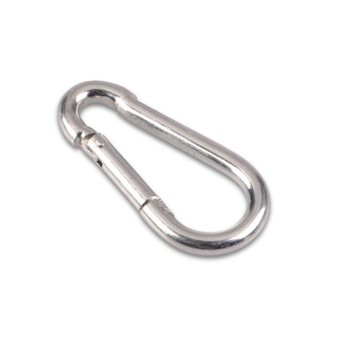 Carabiner small 60 x 6 mm galvanized, load capacity 120 kg