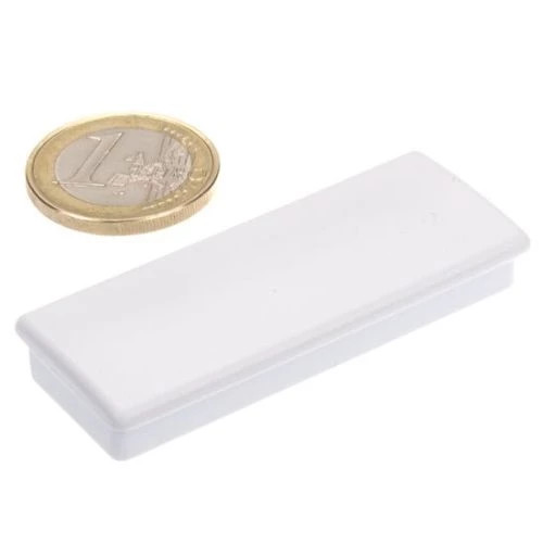 Memo magnet 55 x 22.5 x 8.5 mm rectangular FERRITE (normal adhesive force) - holds 1.5 kg