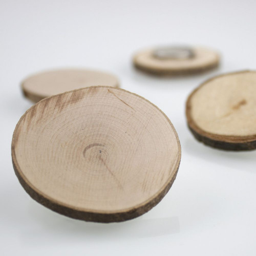 Wooden magnet magnetic wooden disc neodymium - holds 2.5 kg