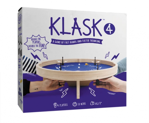 KLASK 4, the magnetic kick for 4 players