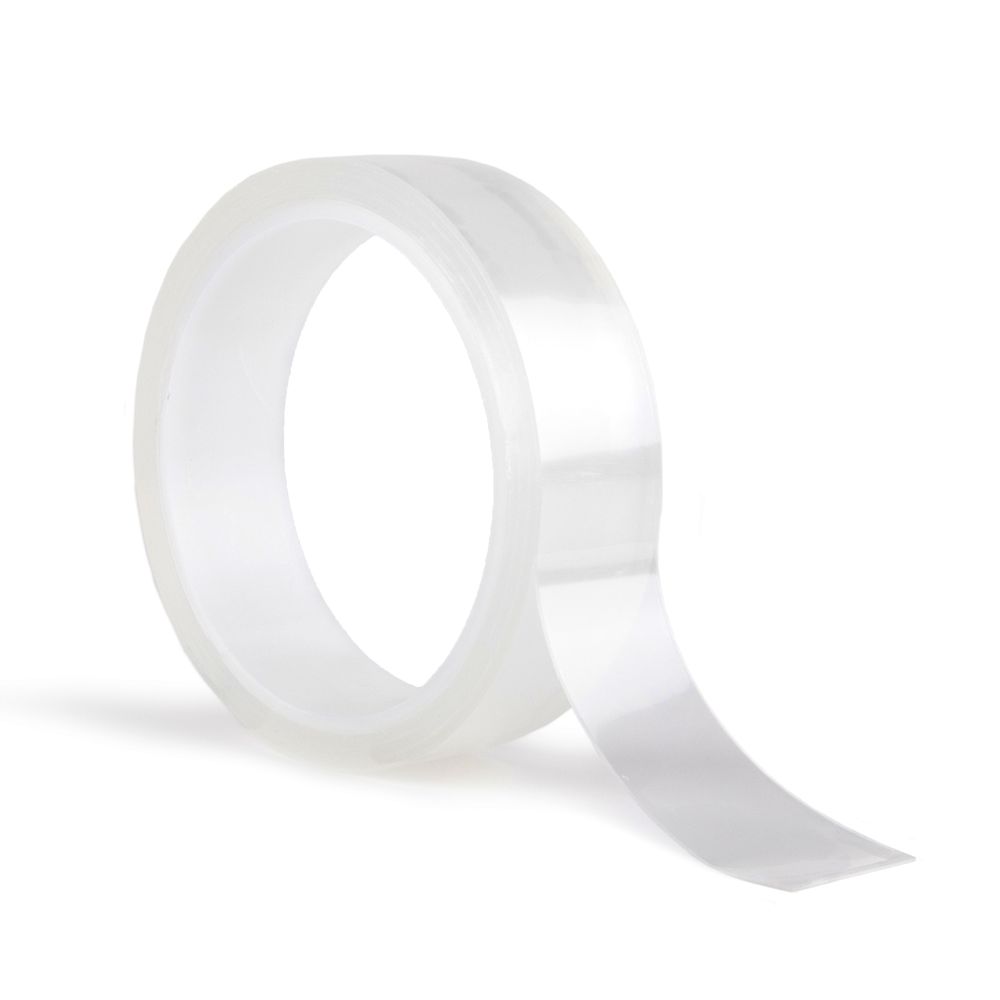ULTECHNOVO 2pcs Adhesive Tape White Painters Tape White Double Sided Tape  Double Tape Double Sticky Tape Fastening Tape for Dispenser Transparent  Duct