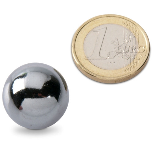 Magnetic sphere / Sphere magnet Ø 19.0 mm chrome N38 - holds 5.7 kg