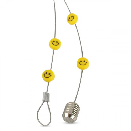 Photo rope LUCKY with loop, steel weight, 6 magnets, 150 cm