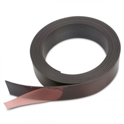 Magnetic tape self-adhesive on one side - 30.0 x 1.5 mm with TESA 4965