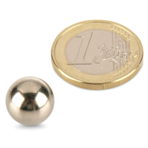 Steel sphere Ø 12.7 mm nickel - not a magnet!