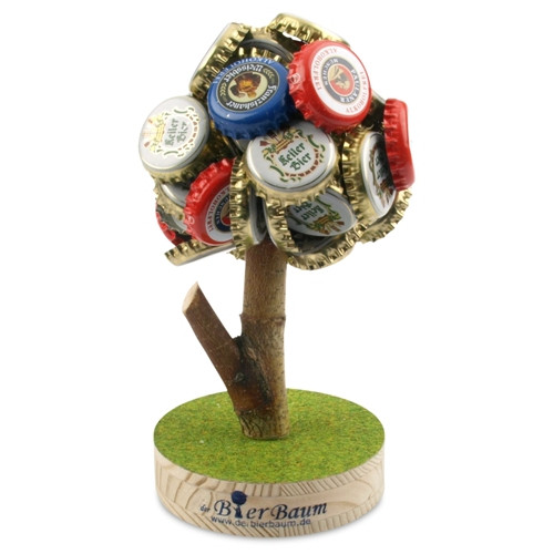 Magnetic beer tree - attractive bottle cap collector