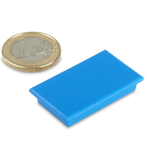 Memo magnet 37 x 22 x 7.5 mm rectangular FERRITE (normal adhesive force)- holds 1.1 kg