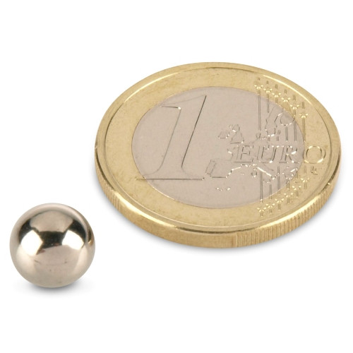 Steel sphere Ø 8.0 mm nickel - not a magnet!