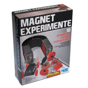 Magnet experiment kit for 10 exciting experiments, magnet experiments