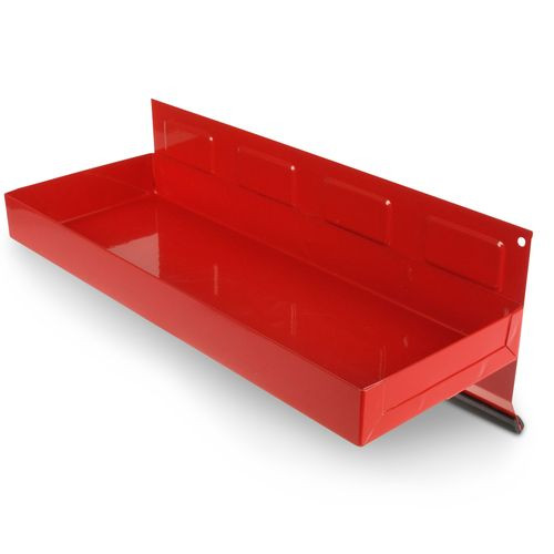 Tool tray, magnetic shelf, adhesive tray, red, 310 mm
