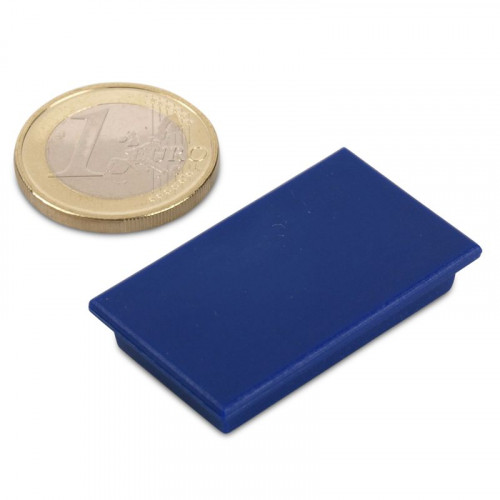 Memo magnet 37 x 22 x 7.5 mm rectangular FERRITE (normal adhesive force)- holds 1.1 kg