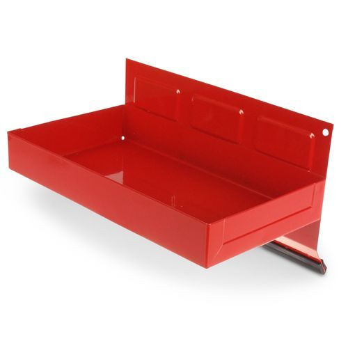 Tool tray, magnetic shelf, adhesive tray, red, 210 mm