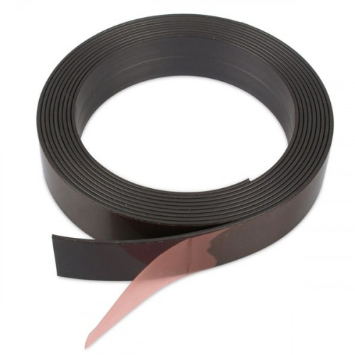 Magnetic tape self-adhesive on one side - 20.0 x 2.0 mm with TESA 4965