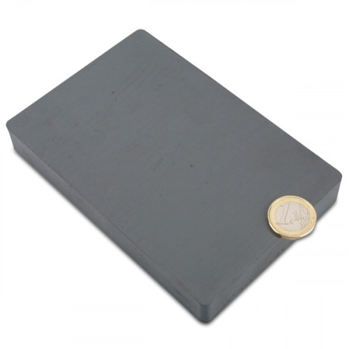 Blockmagnet 150.0 x 100.0 x 20.0 mm Y35 ferrite - holds 20 kg