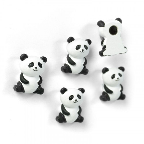 Deco magnets PANDA - Set of 5 magnetic panda bears
