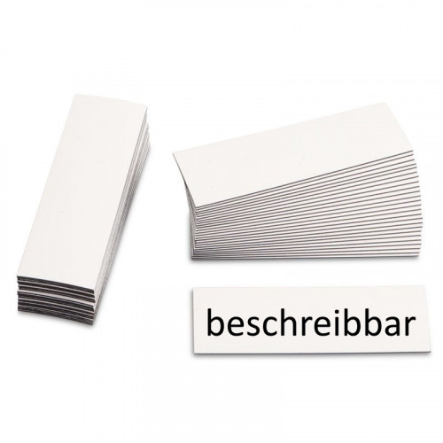 Magnetic labels magnetic signs writable white