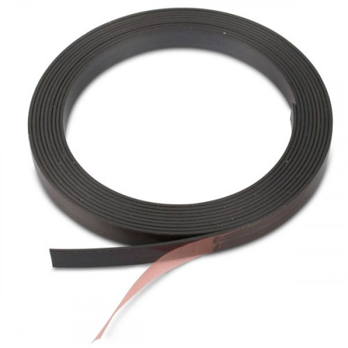 Magnetic tape self-adhesive on one side - 10.0 x 1.5 mm with TESA 4965