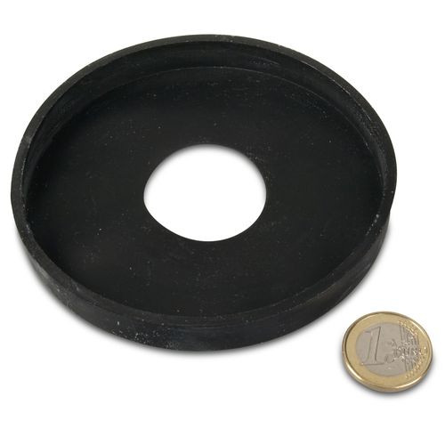 Rubber cap Ø 100 mm with a hole to protect surfaces
