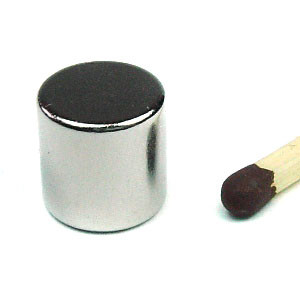 Discmagnet Ø 10.0 x 10.0 mm N48 nickel - holds 4.2 kg