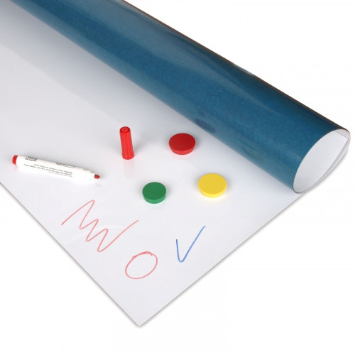 Whiteboard film self-adhesive white magnetic 625 mm x running meter