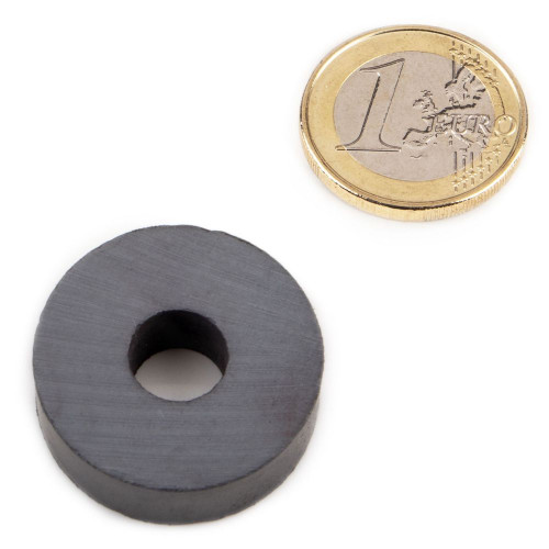 Ringmagnet Ø 30.0 x 10.0 x 10.0 mm Y35 ferrite