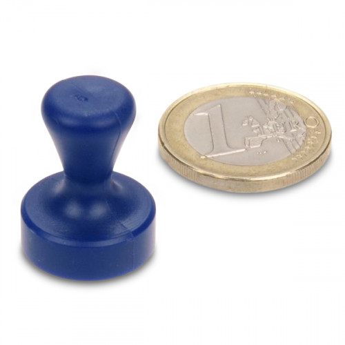 Cone magnet Ø 17 x 22 mm NEODYMIUM - blue - holds 3.5 kg