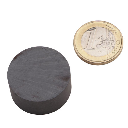 Ferrite disc magnet Ø 27.8 x 13.0 mm Y35