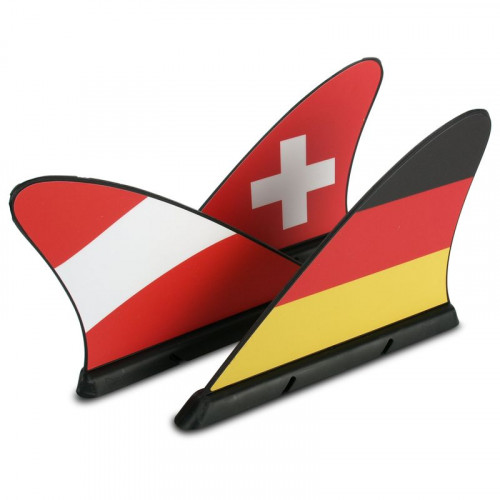 Magnetic fan fin country flag for cars and co. - Austria