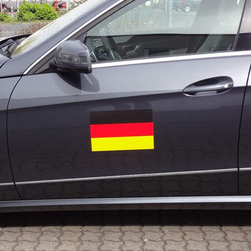 Germany flag Magnetic foil Car flag 300 x 200 mm